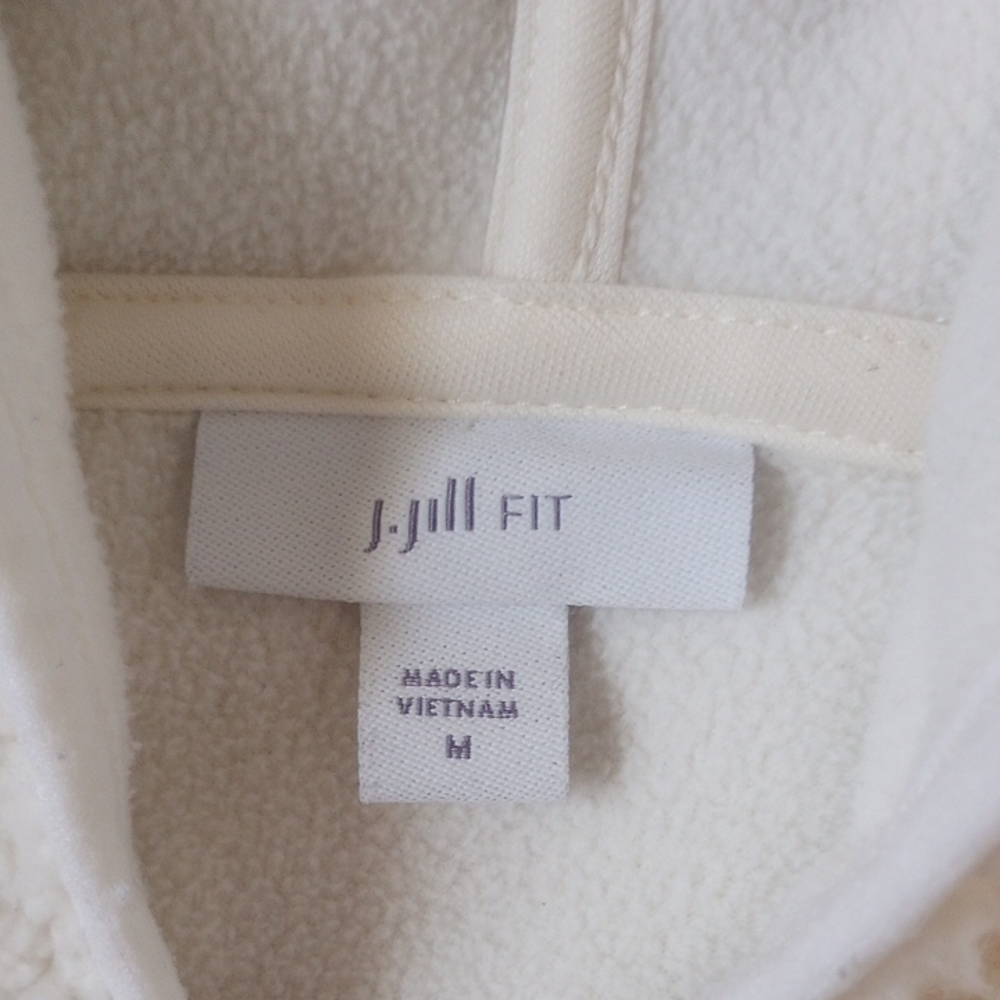 J. Jill Kids White Fleece Jacket - Picture 2 of 6